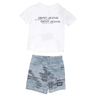 Ensemble (Blanc, Bleu, Multicolore) de DKNY Jeans Coton