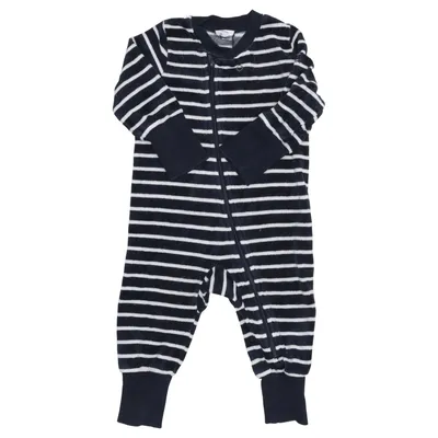 Sparkdräkt (Blå, Vit) från Polarn O. Pyret Bomull, Polyester