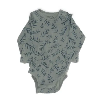 Romper (Groen, Meerkleurig) van Lindex Baby Katoen, Elastaan