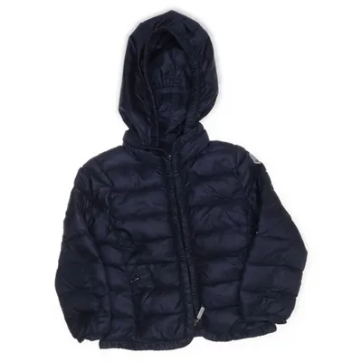 Letvægtsjakke (Blå) fra Moncler Bomuld, Dun, Fjer, Polyamid, Polyester