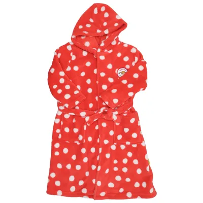 Badjas (Rood, Wit) van Pippi Långstrump Polyester