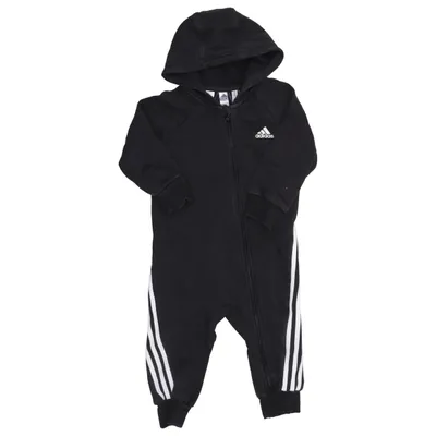 Grenouillère (Noir, Blanc) de Adidas Coton, Polyester recyclé
