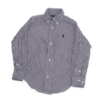 Button down shirt (Brown, White) from Ralph Lauren Cotton