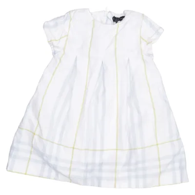 Robe (Blanc, Multicolore) de Burberry Coton