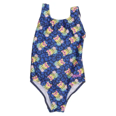 Badpak (Blauw, Meerkleurig) van Zoggs Elastaan, Gerecycled polyester