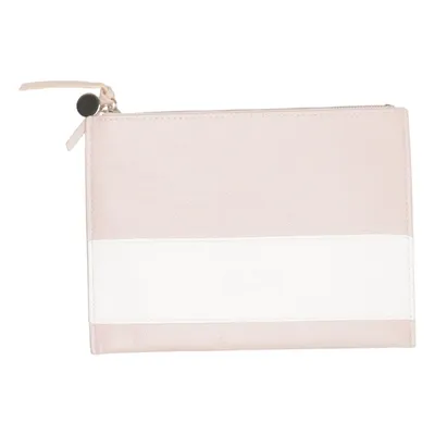 Toilet bag (Pink, White) from Chloé Parfum Cotton, Polyester, Polyurethane