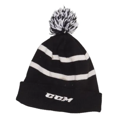 Bobble hat (Black, White) from CCM Acrylic