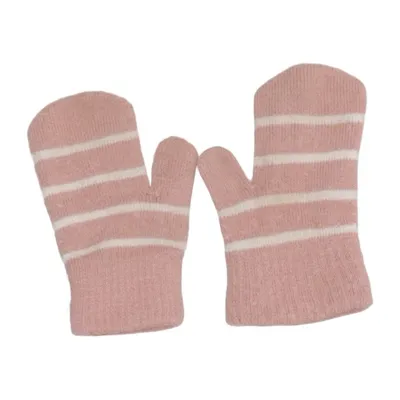 Wanten (Roze, Beige) van Polarn O. Pyret Acryl, Elastaan, Polyamide, Wol