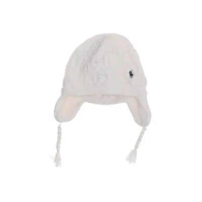 Pilotenmuts (Wit) van Ralph Lauren Katoen, Polyester, Wol