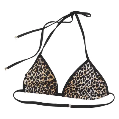 Bikini top (Bruin, Zwart) van Dolce & Gabbana Beachwear Elastaan, Polyamide