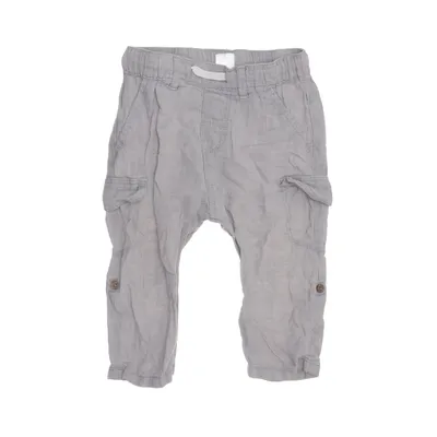 Cargo pants (Gray) from H&M Linen, Cotton