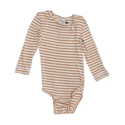 Body (Beige, Brun) från Petit Piao Bomull, Elastan, Modal