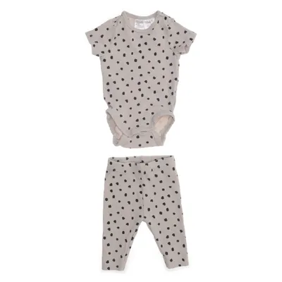 Set (Beige, Zwart) van H&M Katoen, Elastaan