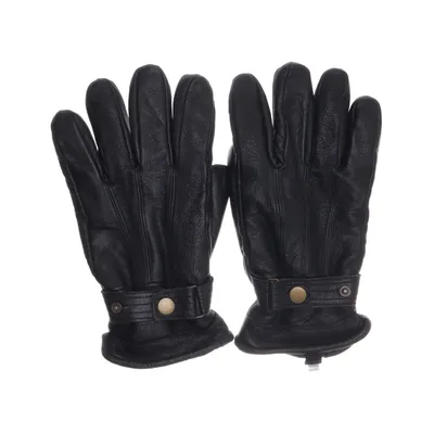 Gants en cuir (Noir)
