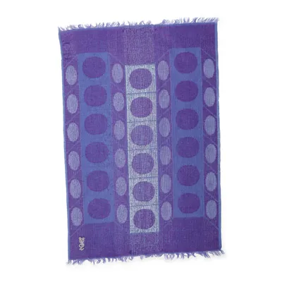 Handdoek (Lila, Blauw) van Yves Saint Laurent Katoen