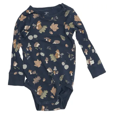 Body (Blå, Flerfärgad) från Lindex Baby Bomull, Elastan