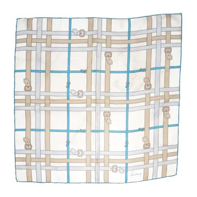 Halsdoek (Beige, Meerkleurig) van Burberry Zijde