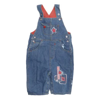 Tuinbroek (Blauw, Rood) van Easy Mover Katoen