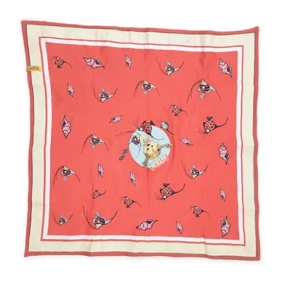 Bandana (Röd, Flerfärgad) från Pippi Långstrump Bomull