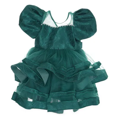 Flower girl dress (Green) from Pamina Cotton, Polyester