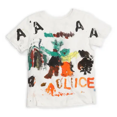T-shirt (Wit, Meerkleurig) van Lollo & Bernie Katoen