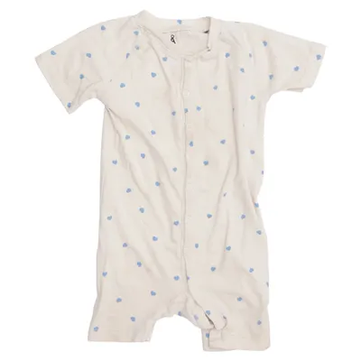 Barboteuse (Blanc, Bleu) de Åhléns Kids Coton, Élasthane