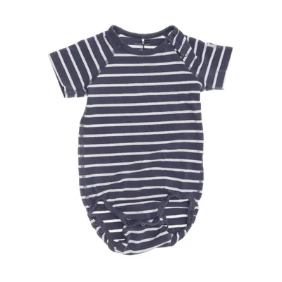 Romper (Blauw, Wit) van Polarn O. Pyret Organisch katoen, Elastaan