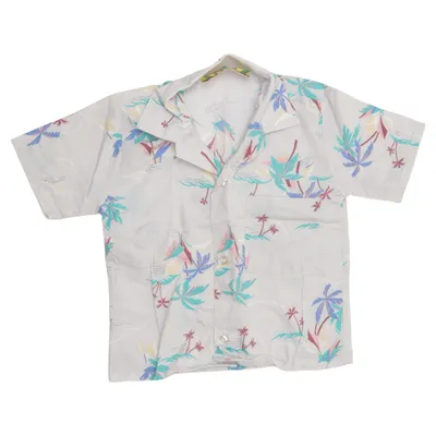 Kortärmad skjorta (Grå, Flerfärgad) från Casablanca Bomull, Viskos