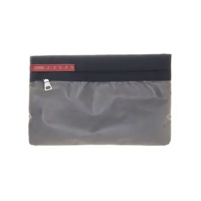 Wallet (Black, Gray) from Prada Linea Rossa