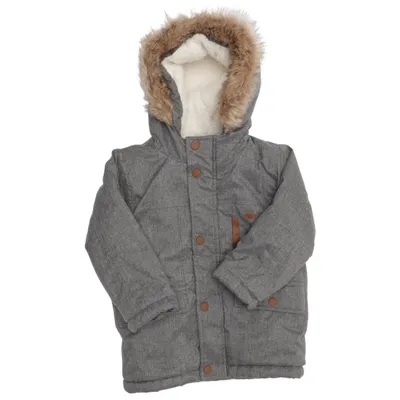 Parkas (Grå) från Topomini Akryl, Återvunnen polyester