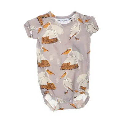 Body (Grå, Vit, Brun, Flerfärgad) från Mini Rodini Elastan, Ekologisk bomull