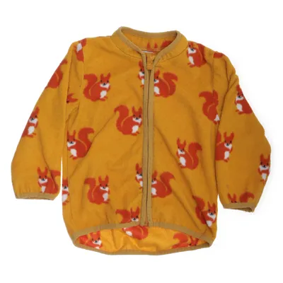 Fleecejacka (Gul, Flerfärgad) från Lindex Kids Polyester