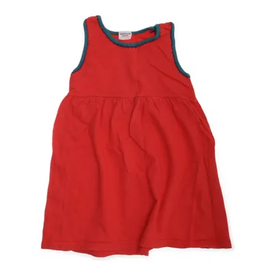 Klänning (Röd, Grön) från Polarn & Pyret Bomull