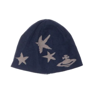 Hat (Blue, Beige) from Vivienne Westwood Wool, Viscose, Nylon, Cashmere