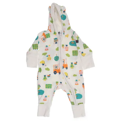 Rompers (Off-white, Multicolored) from Polarn O. Pyret Cotton