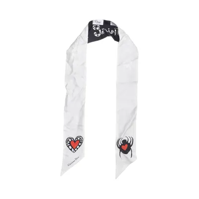 Halsdoek (Zwart, Wit) van Dior Zijde