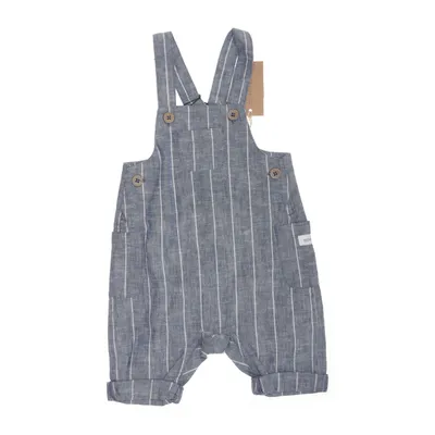 Hängselshorts (Blå, Vit) från Newbie by KappAhl Ekologisk bomull