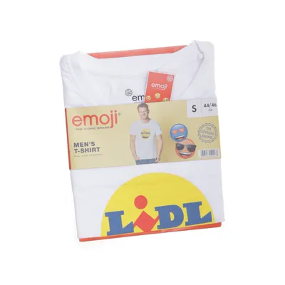 T-shirt (Vit, Gul, Blå, Röd) från Emoji Bomull
