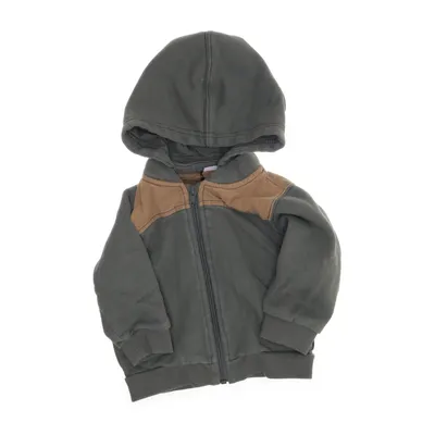 Hoodie (Green) from Polarn O. Pyret Cotton, Polyester