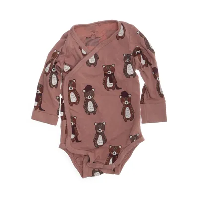 Sparkdräkt (Brun) från Lindex Baby Bomull, Elastan