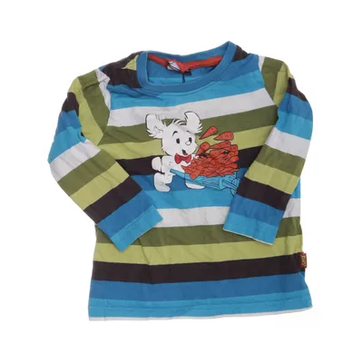 Långärmad t-shirt (Blå, Grön, Vit, Brun) från Bamse Bomull