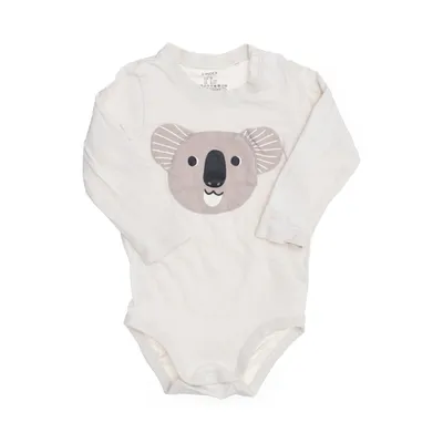 Romper (Beige) van Lindex Baby Katoen, Elastaan