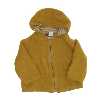 Hoodie (Green) from Hessnatur Cotton, Wool