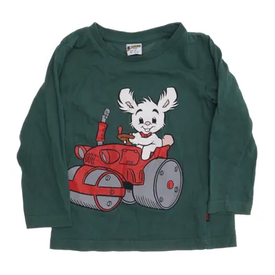 Långärmad t-shirt (Grön) från Bamse Bomull