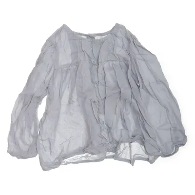 Blus (Grå) från Wheat Viskos