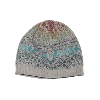 Beanie (Grijs, Meerkleurig) van Ivko Woman Wol, Viscose, Nylon, Kasjmier
