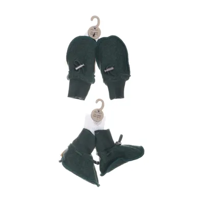 Accessoarset (Grön) från Hust and Claire Bomull, Elastan, Ull