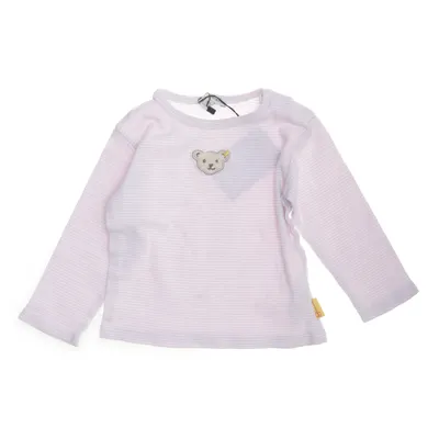 Långärmad t-shirt (Rosa, Vit) från Steiff Bomull