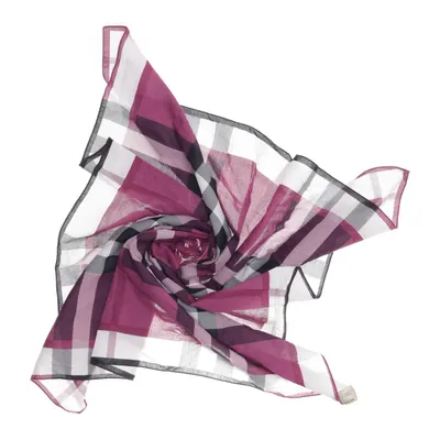 Halsdoek (Lila, Meerkleurig) van Burberry Katoen