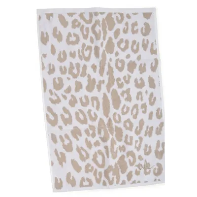 Handduk (Towel Leopard, Light Beige) från Wilma & Louise